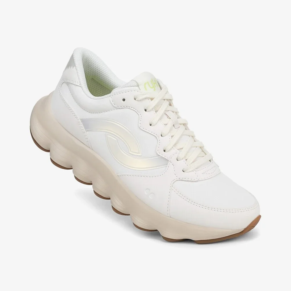 Ryka Podflow Retro J5714M1100 Women's US 7.5 White Alyssum Running Shoes RG139